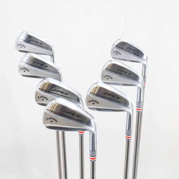 Callaway Apex Ti Fusion Plated Iron Set 5-P,A Graphite Senior Flex