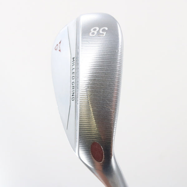 TaylorMade Milled Grind Satin Chrome Lob Wedge 58 Deg 58.11 Steel