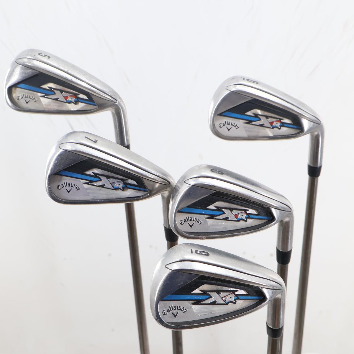 Callaway XR OS Iron Set 5-9 (No P) Recoil 460 F4 Stiff Flex Right Hand G-164283