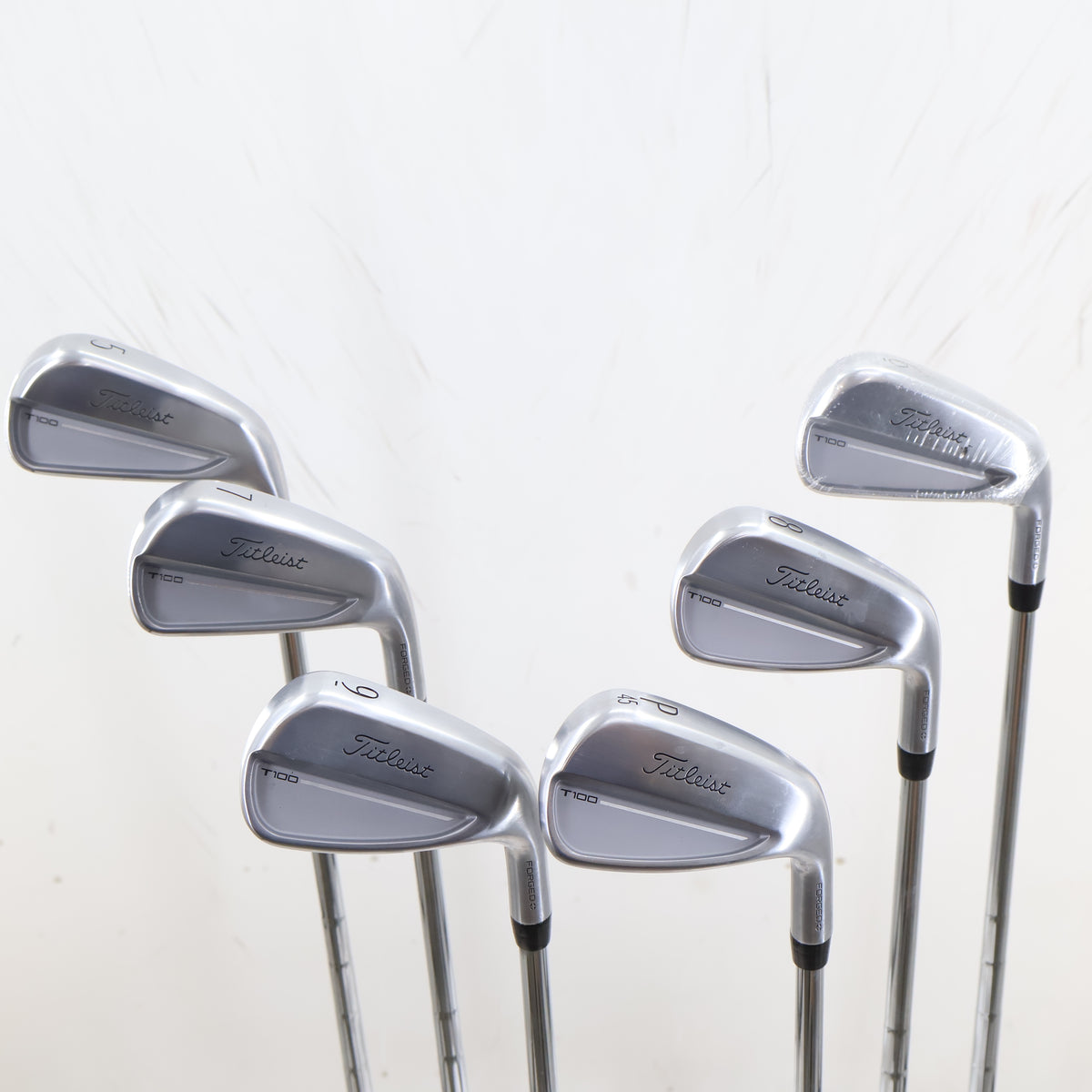 Titleist T100 Iron Set 5-P Steel Shaft KBS Extra Stiff Flex Right Hand G-164284