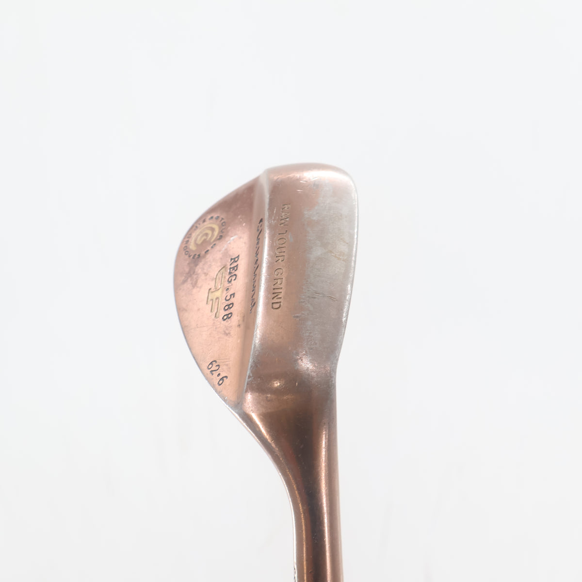 Cleveland 588 Forged Raw Tour Grind Lob Wedge 62 Deg Steel Right Hand M-164661