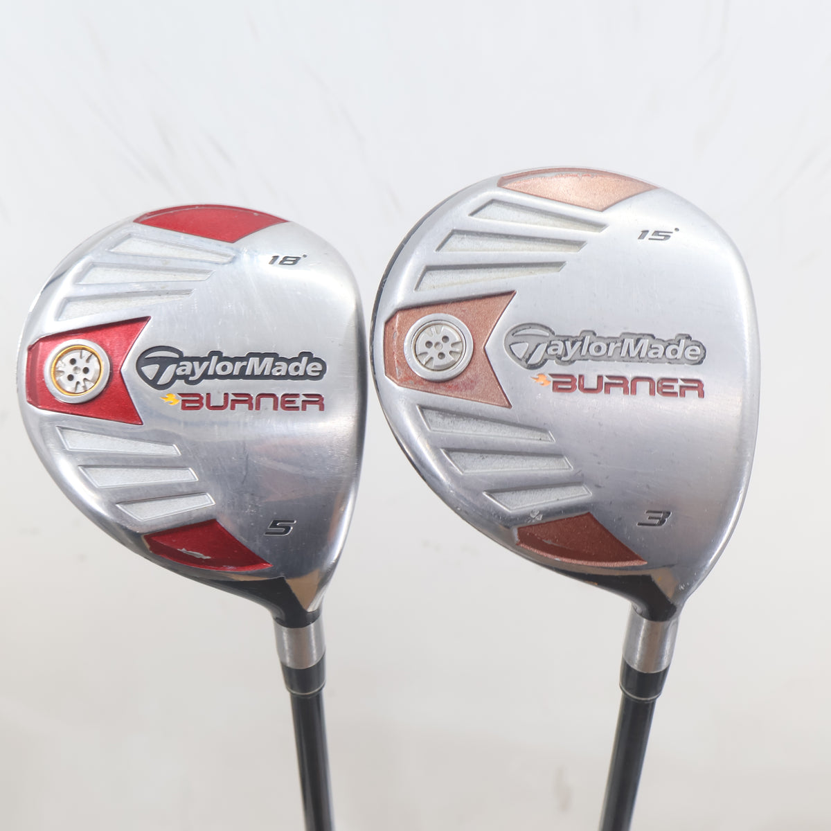 TaylorMade Burner Steel 3 & 5 Wood Set REAX 50-R R Regular Right Hand S-164761