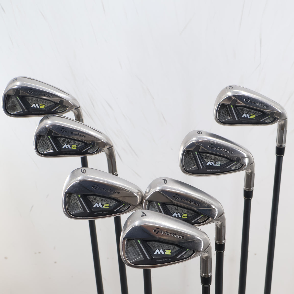 Taylormade M2 iron Set 5-P,A Graphite Shaft Regular Flex Right Hand G-164287