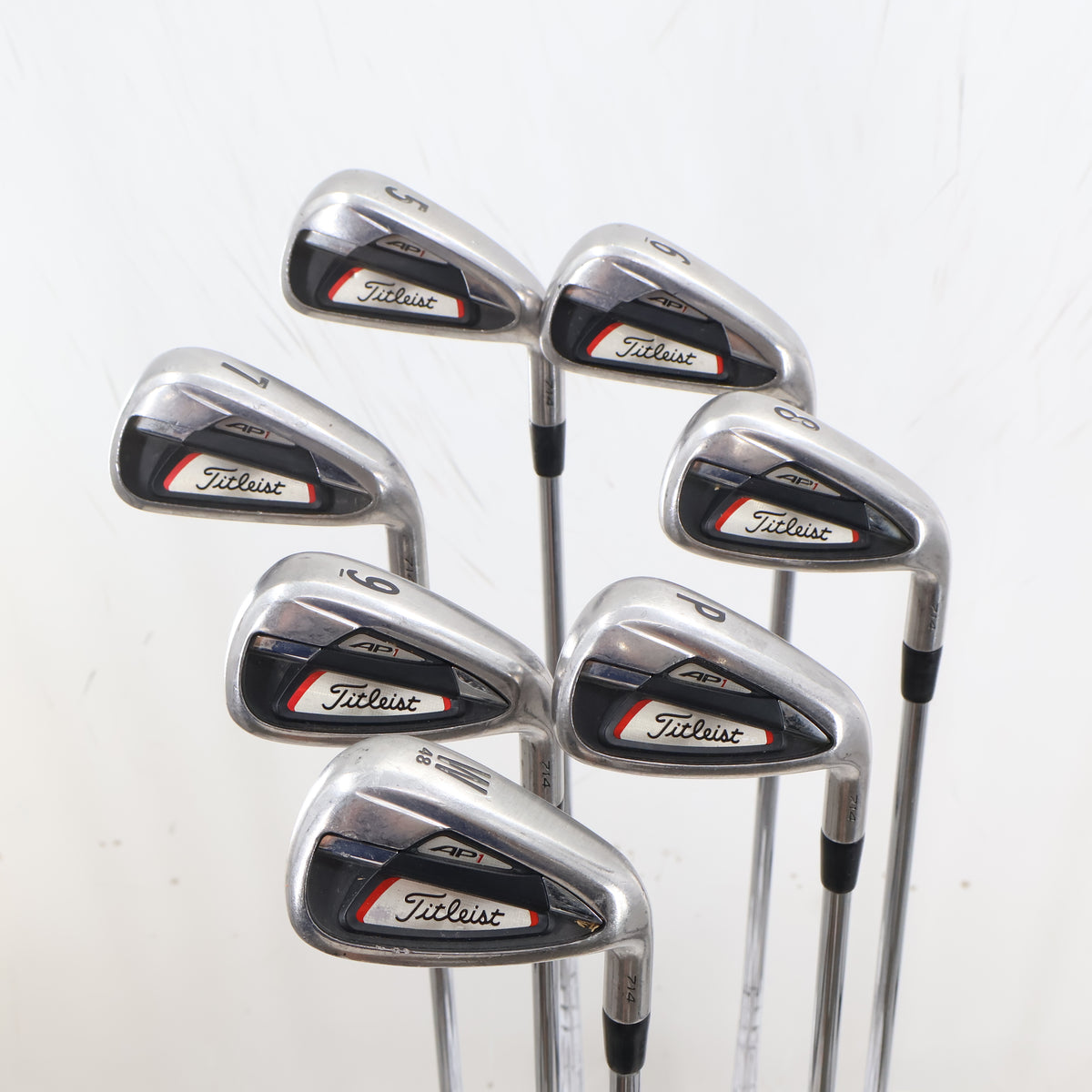 Titleist AP1 714 Iron Set 5-P,W Steel True Temper XP Regular A-164810