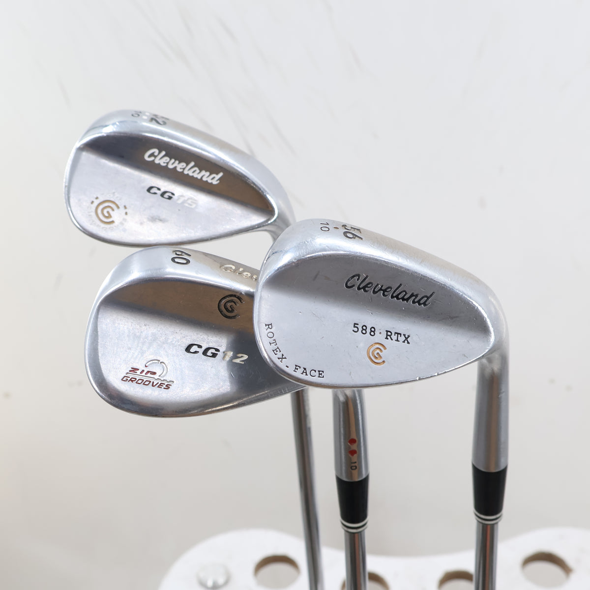 Cleveland CG15/588 RTX/CG12 Chrome Wedge Set 52, 56, 60 Deg Steel RH S-164779