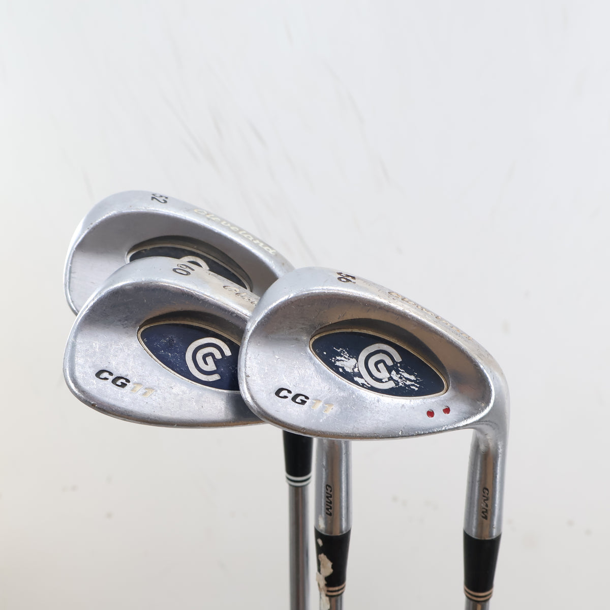 Cleveland CG11 Chrome Wedge Set 52, 56, 60 Degrees True Temper Steel RH S-164782