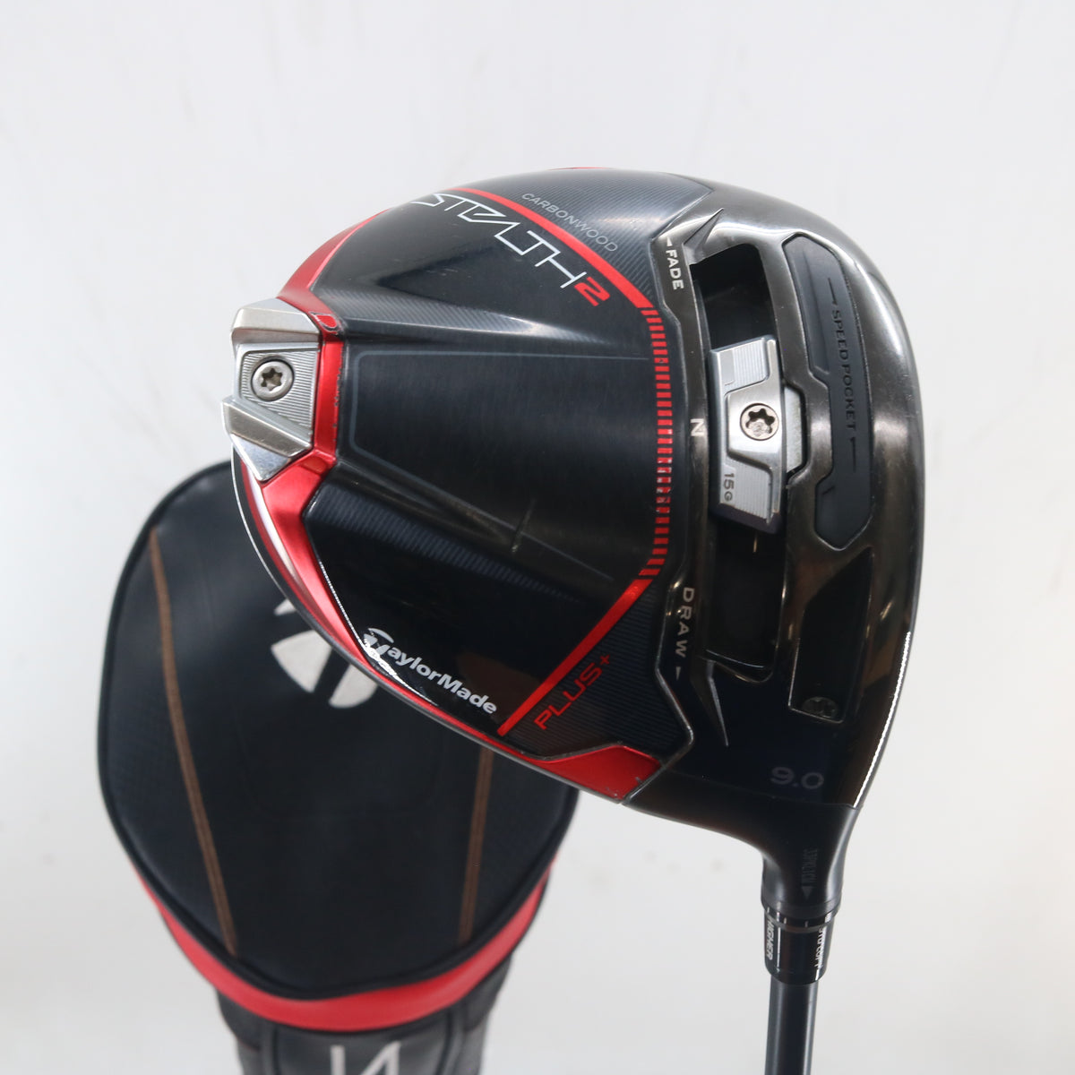 TaylorMade Stealth 2 Plus Driver 9 Degree Aldila Rogue Stiff Headcover A-163801