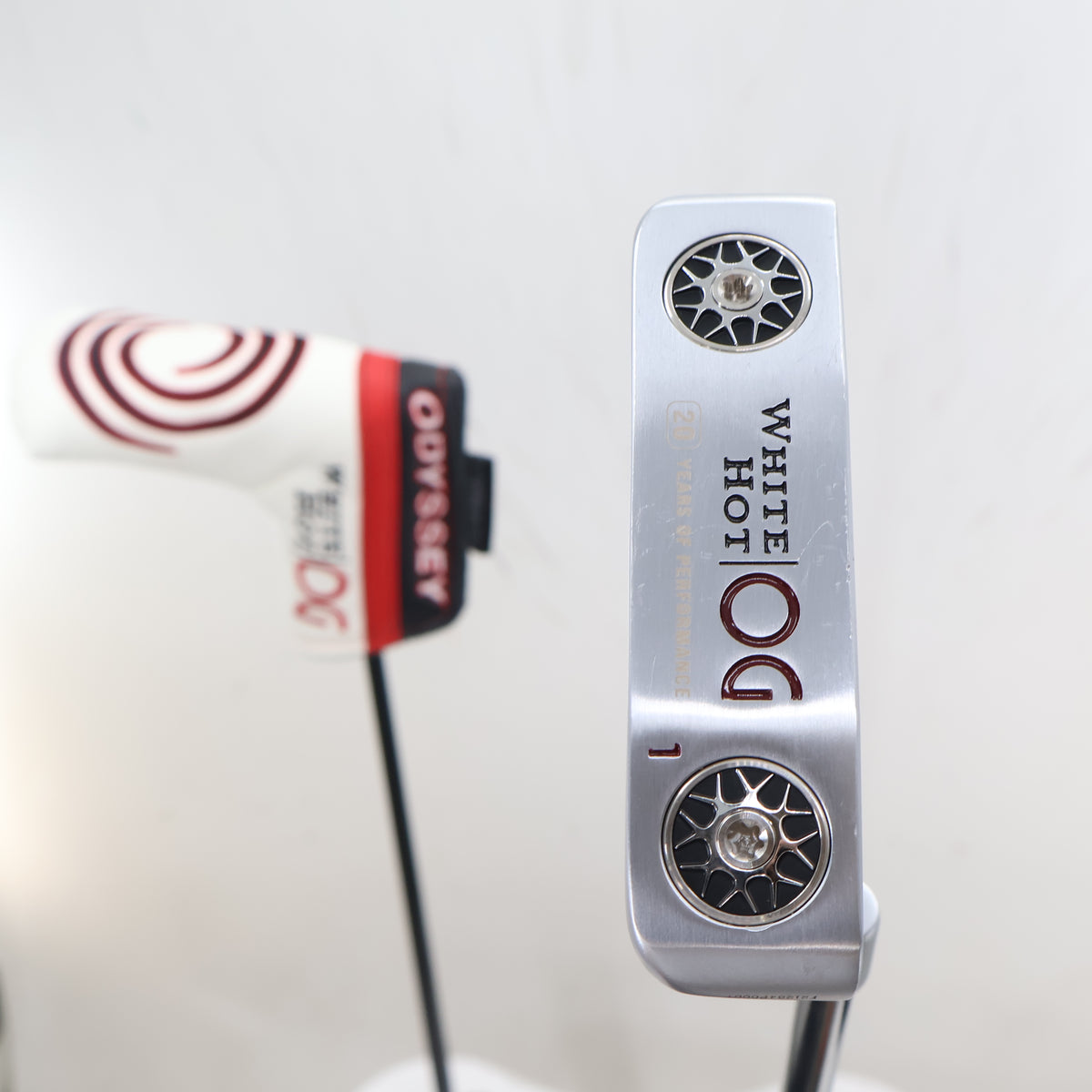 Odyssey White Hot OG 1 Blade Putter 35" Steel Right Hand Headcover S-164952