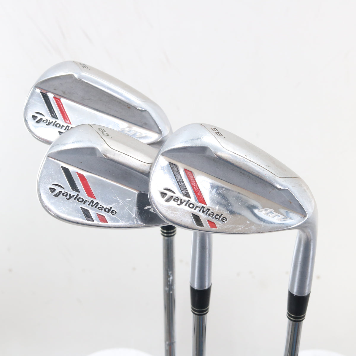 TaylorMade ATV Gap, Sand, & Lob Wedge Set 52, 56, & 60 Deg Steel KBS RH S-163893