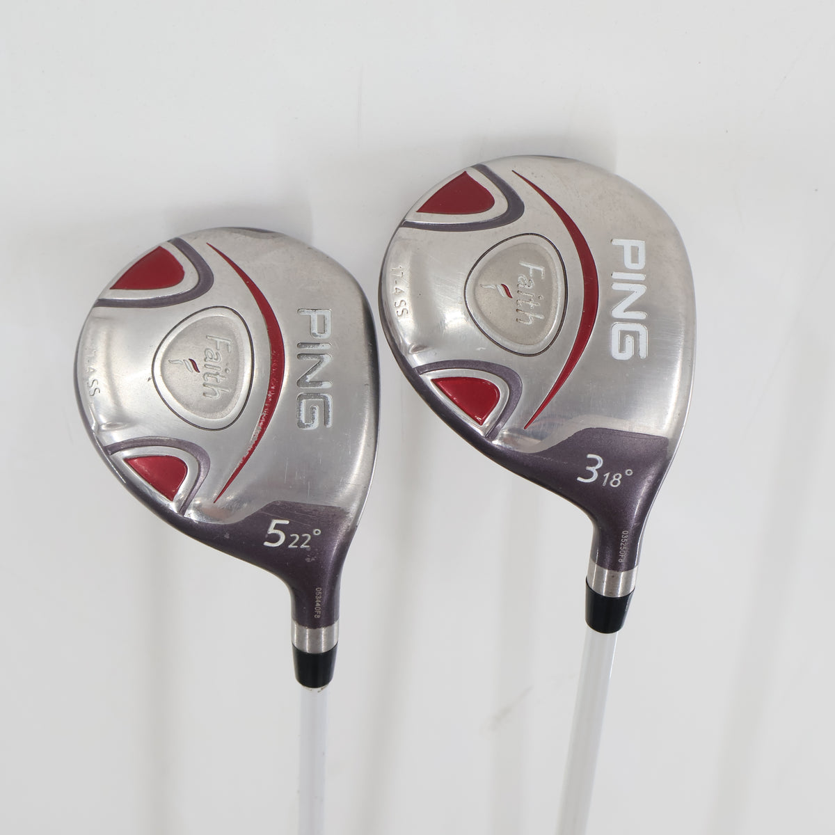 PING Faith Women's 3 & 5 Wood Set  ULT 200 Graphite L Ladies Right Hand S-164986
