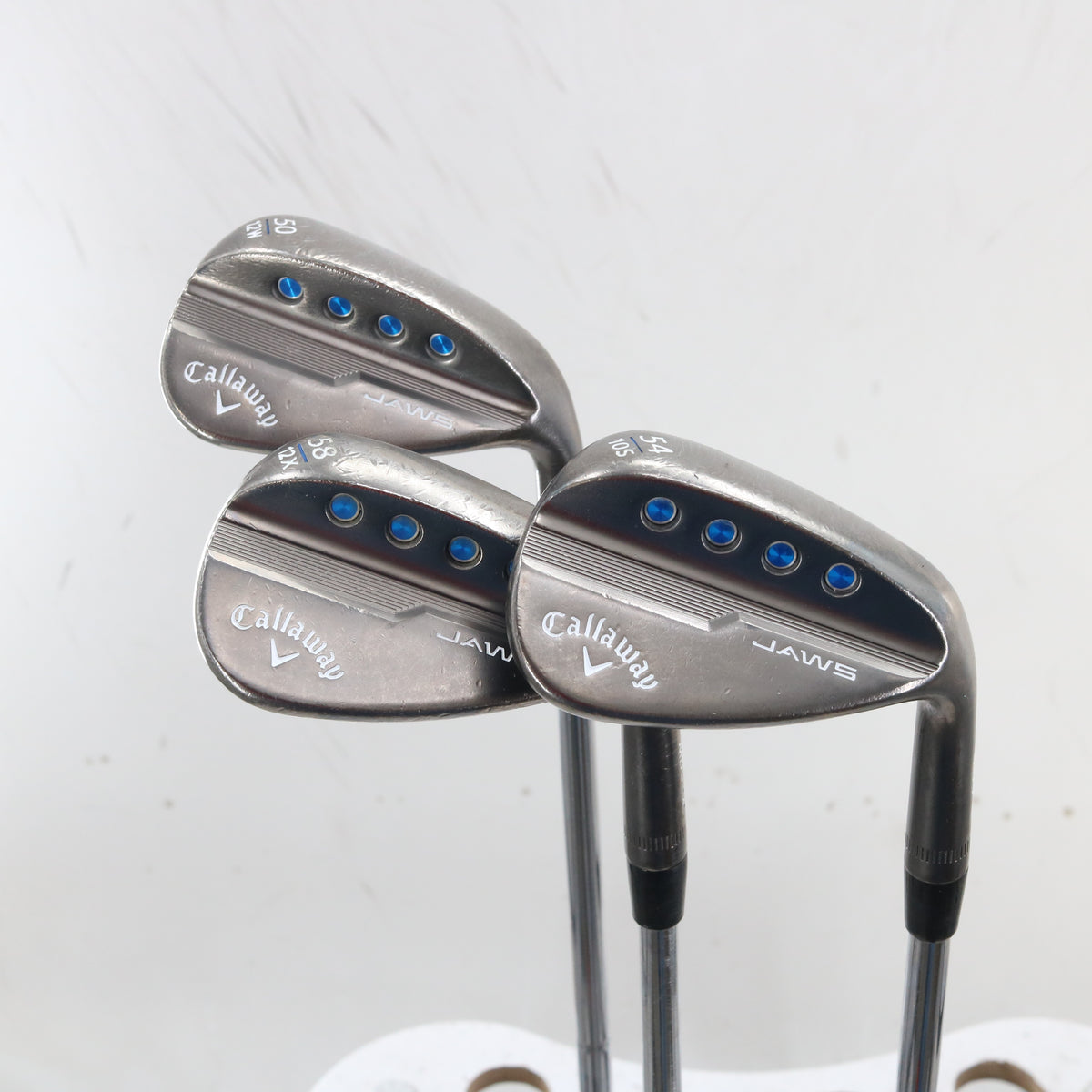 Callaway Jaws MD5 Tour Grey Wedge Set 50, 54, & 60 Deg S200 Stiff RH S-163959
