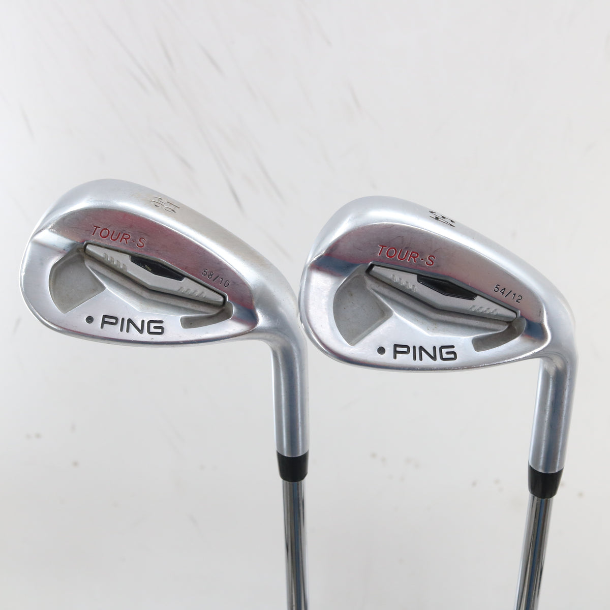 PING Tour-S Sand & Lob Wedge Set 54.12 & 58.10 Deg Black Dot Stiff RH S-163961