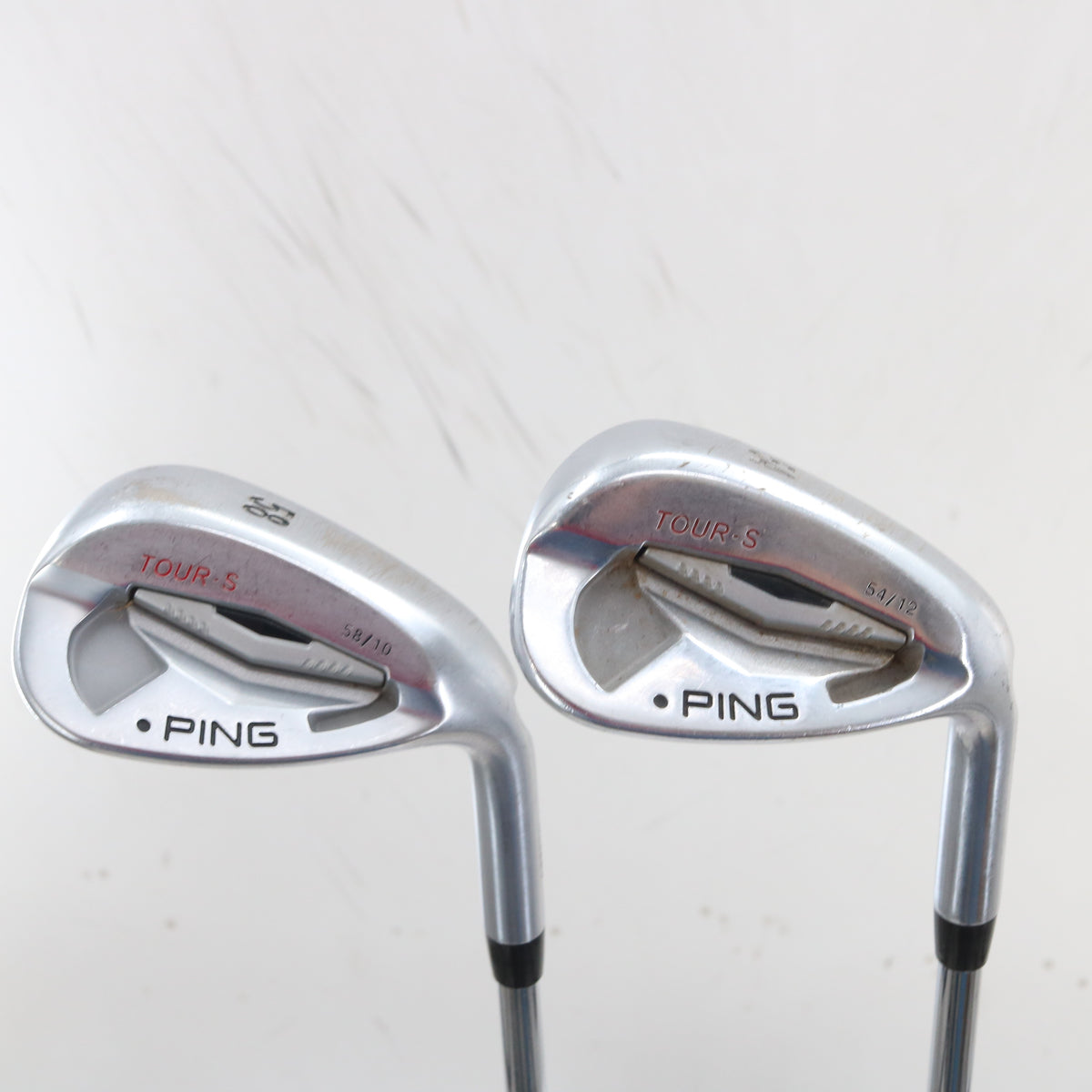 PING Tour-S Sand & Lob Wedge Set 54.12 & 58.10 Deg Black Dot Stiff RH S-163962