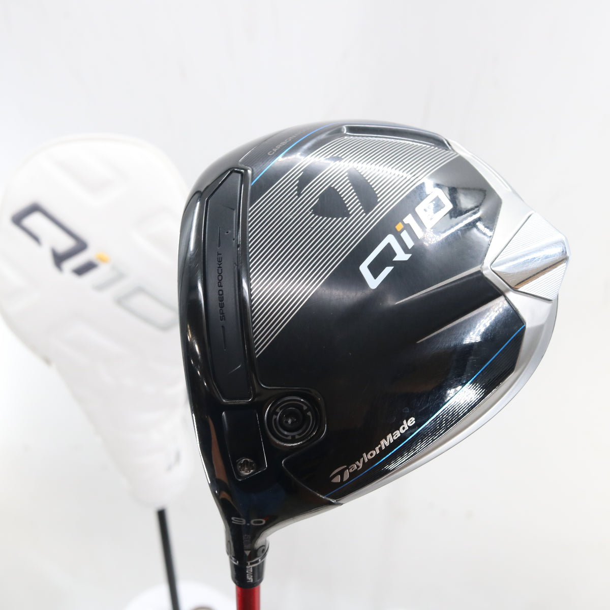 Taylormade Qi10 Driver 9.0 Degrees Red Ventus 5-R Regular Left Hand S-163993