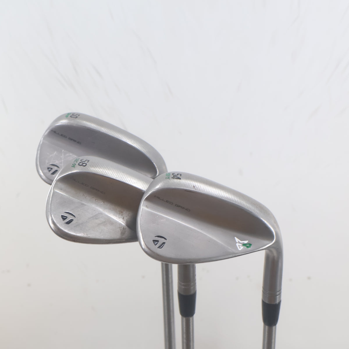 TOUR ISSUE Taylormade Milled Grind 4 Wedge Set 50, 54, 58 Deg Stiff RH S-165135