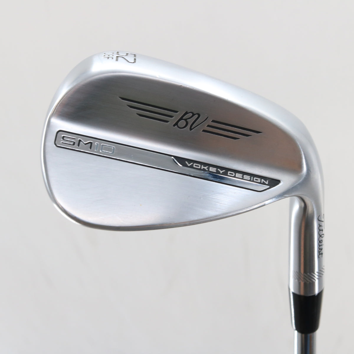 Titleist Vokey SM10 Tour Chrome Gap Wedge 52 Deg 52.08 F-Grind Steel RH S-164005