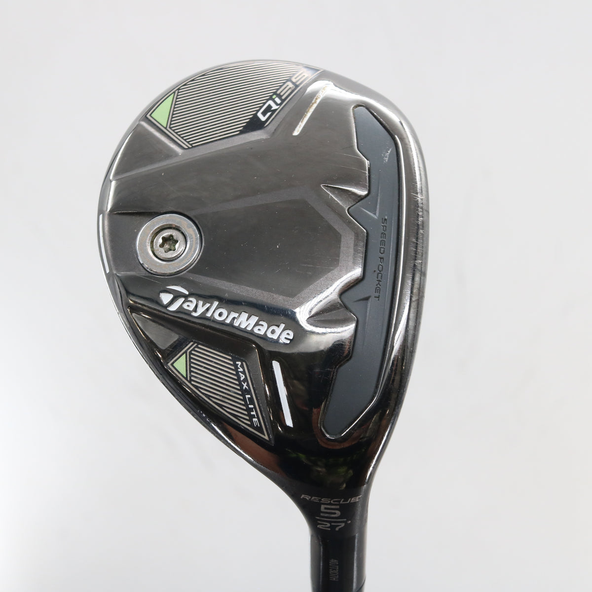 TaylorMade Qi35 Max Lite Rescue 5 Hybrid 27 Deg Vanquish 5/R2 Senior RH S-164028