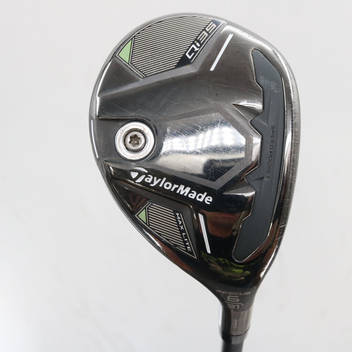 TaylorMade Qi35 Max Lite Rescue 6 Hybrid 31 Deg Vanquish 5/R2 Senior RH S-164029