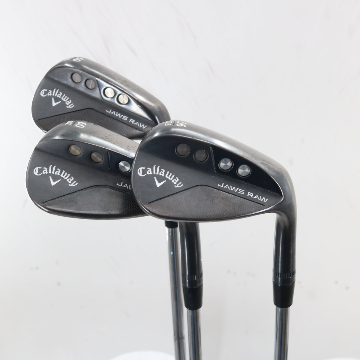 Callaway Jaws Raw Black Plasma Wedge Set 50, 56, & 60 Deg Extra Stiff S-164050