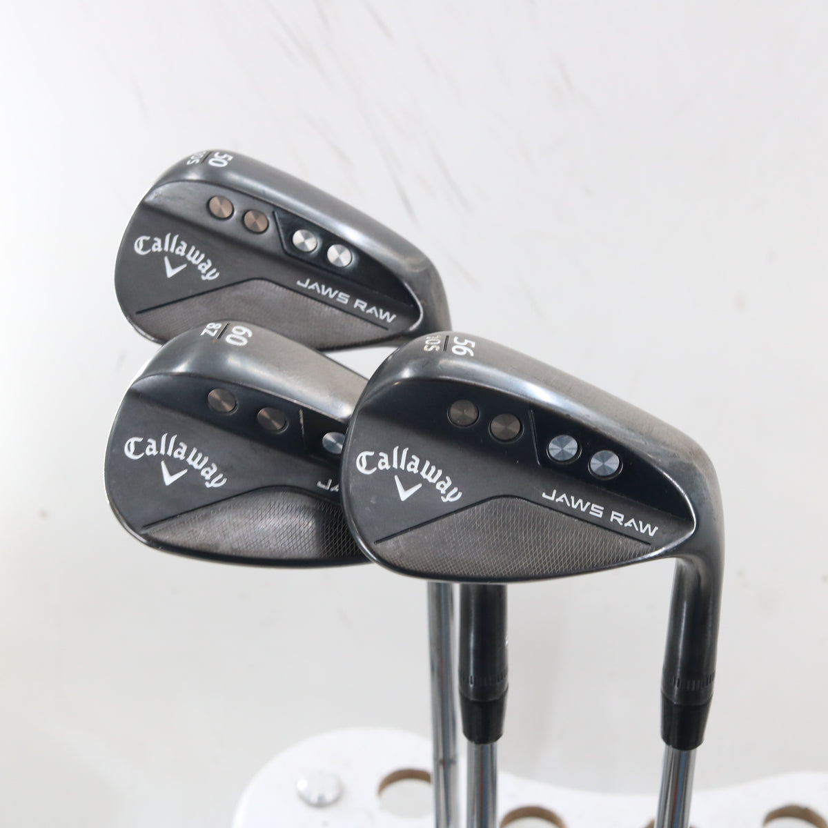 Callaway Jaws Raw Black Plasma Wedge Set 50, 56, & 60 Deg Extra Stiff S-164051