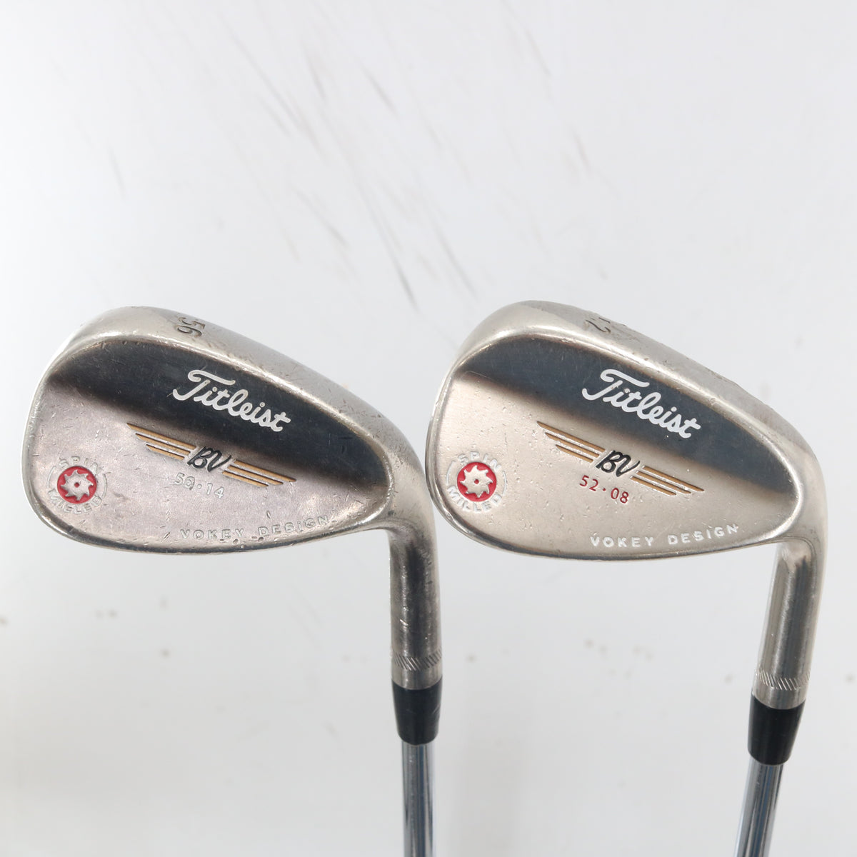 Titleist Vokey Spin Milled Black Nickel Wedge Set 52.09 & 56.14 Deg RH S-164062