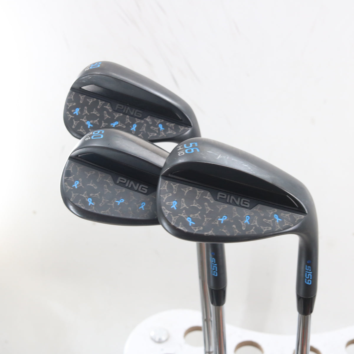 Ping S159 Midnight Wedge Set 50, 56, 60 Deg Blue Dot Extra Stiff RH S-164092