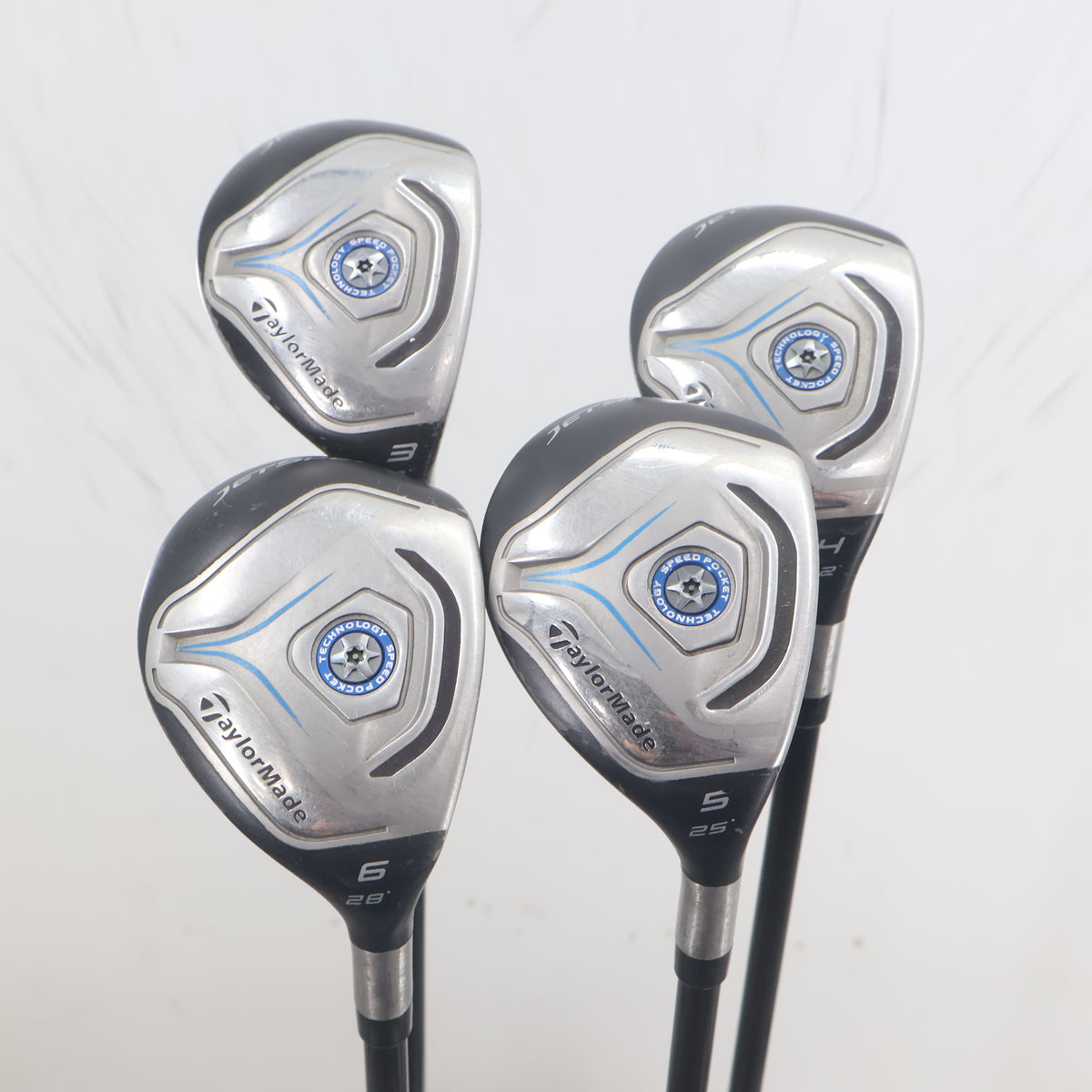TaylorMade Jetspeed 3, 4 , 5, 6 Hybrid Set Velox 55 M Senior Right Hand S-165328
