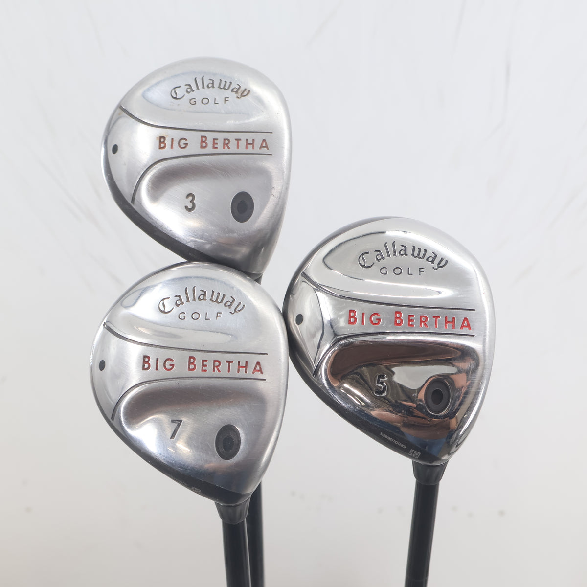 Callaway Big Bertha 3, 5, 7 Wood Set Graphite RCH 75 Regular Right Hand S-165330
