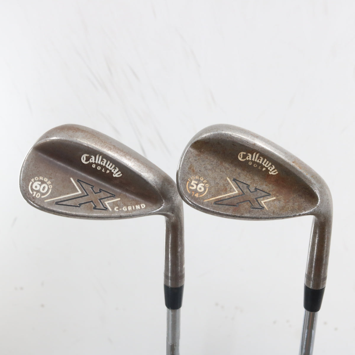 Callaway X Forged White Chrome Sand & Lob Wedge Set 56.15 & 60.10 Steel S-164104