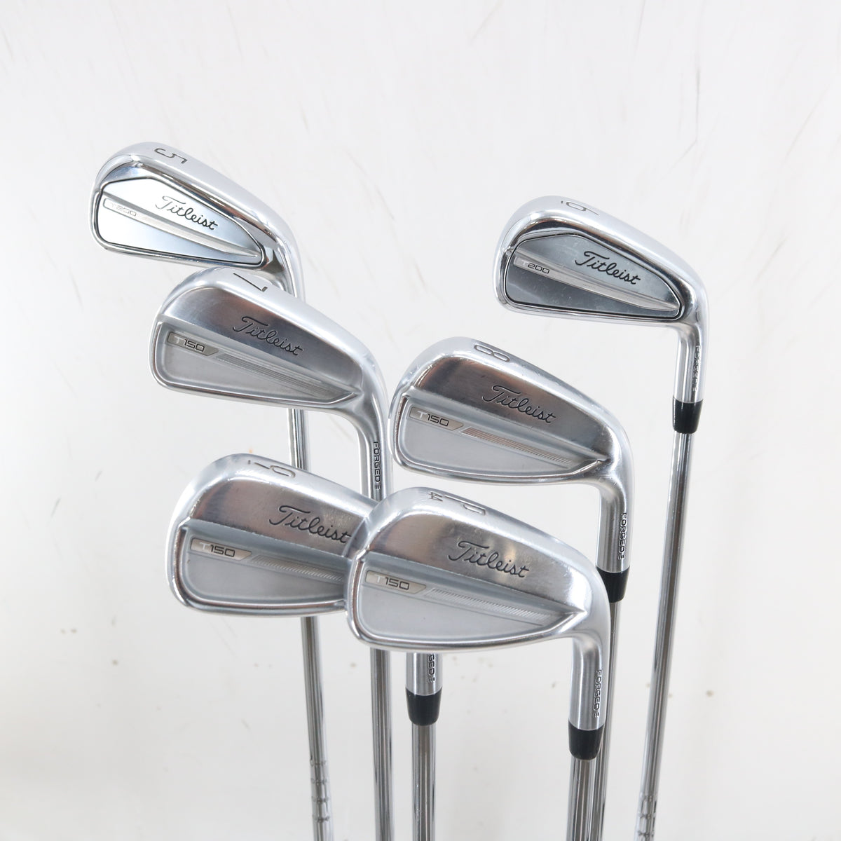 Titleist T200 & T150 Combo Iron Set 5-P Steel AMT S300 Stiff Flex A-163840