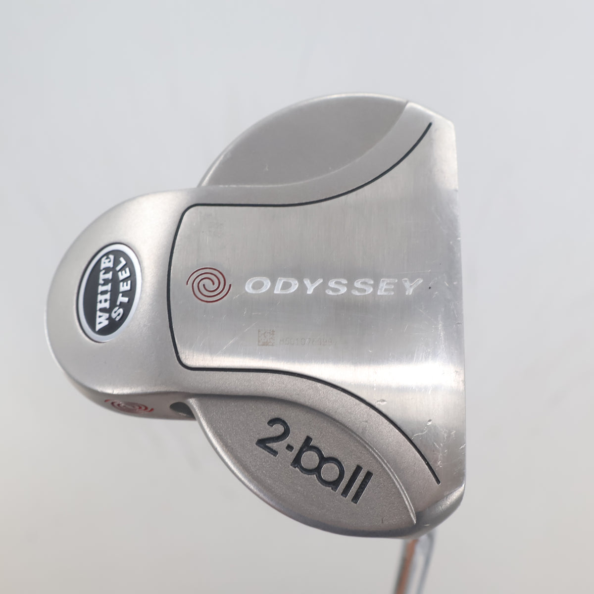 Odyssey White Steel 2 Ball Mallet Putter 35 Inches Steel Right Hand M-165405