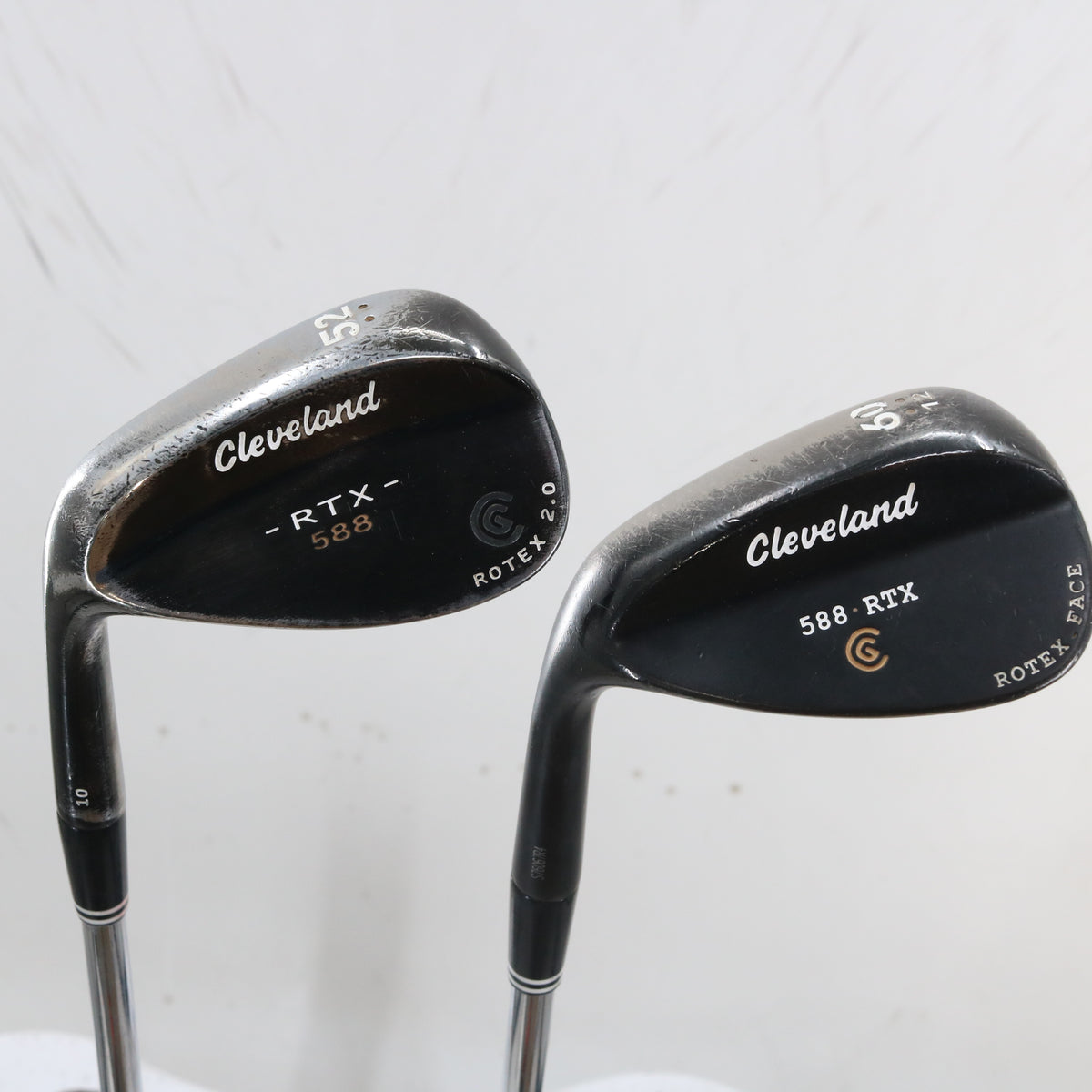 Cleveland 588 RTX/RTX 2.0 Black Satin Wedge Set 52 & 60 Deg Left Hand S-164148