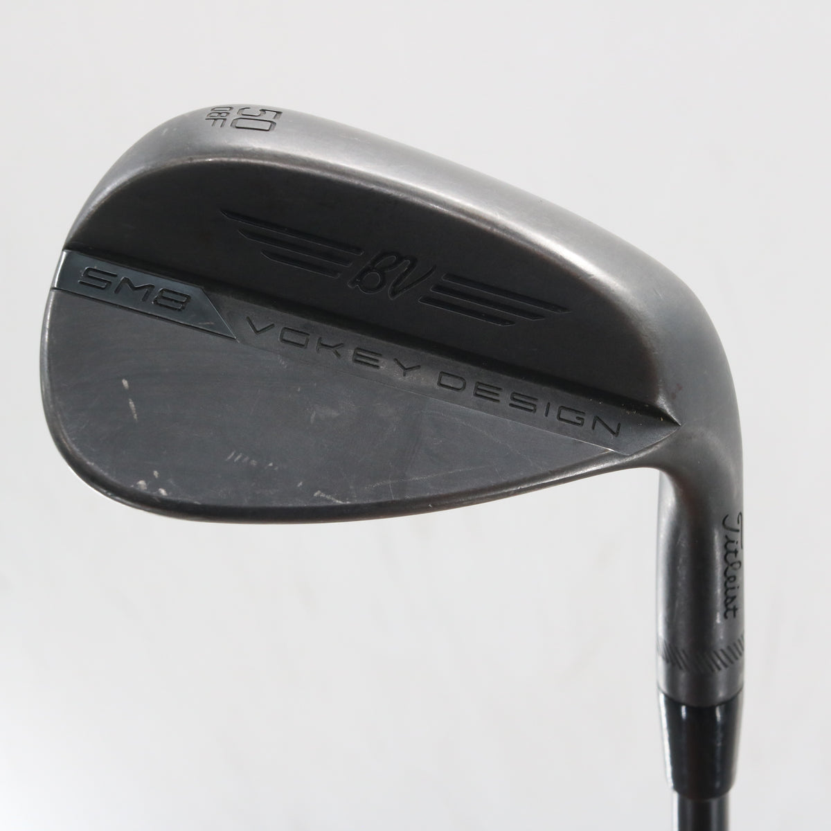 Titleist Vokey SM8 Jet Black Gap Wedge 50 Deg 50.08F KBS TGI Stiff+ RH S-164173