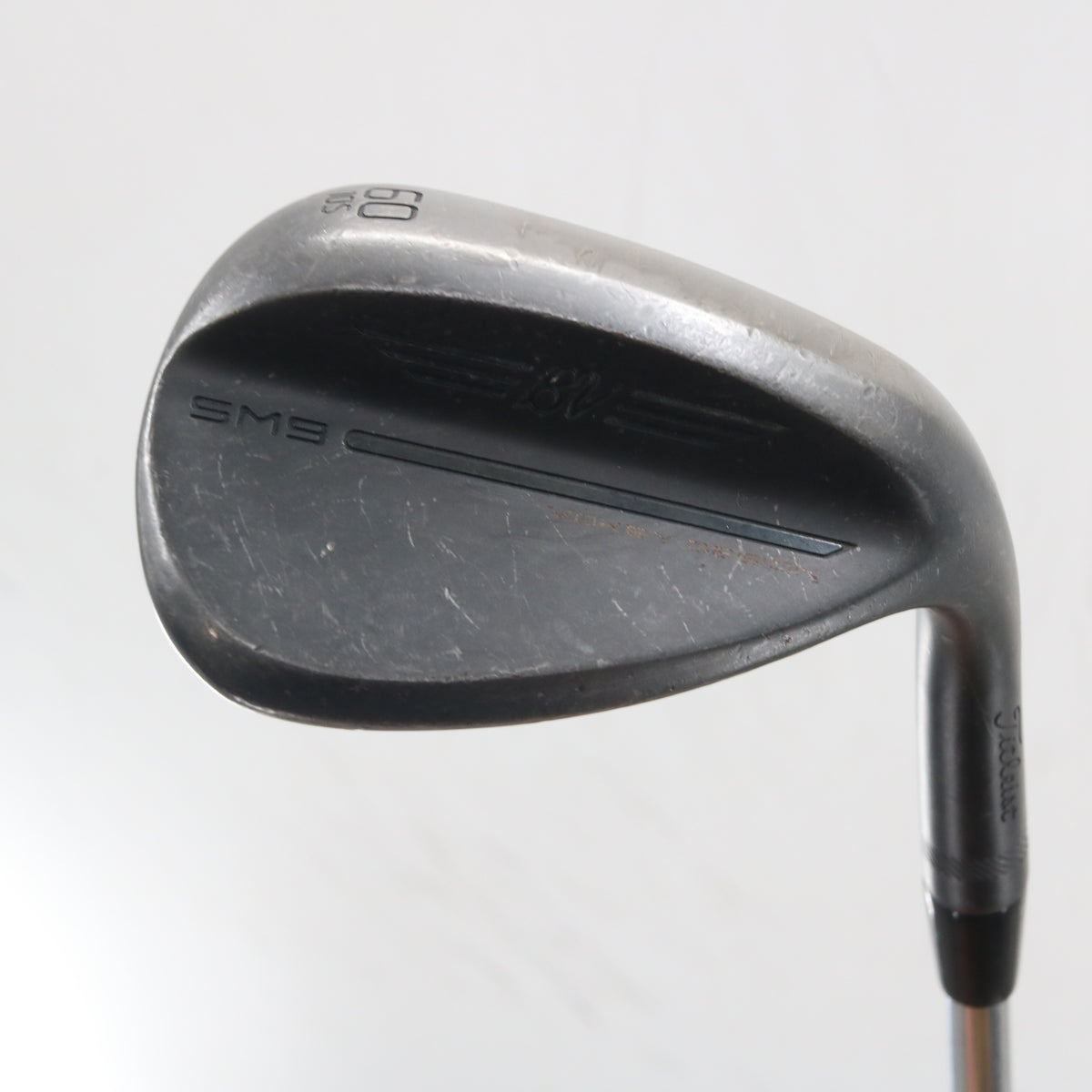 Titleist Vokey SM9 Jet Black Lob Wedge 60 Deg 60.10 S-Grind Steel RH S-164172