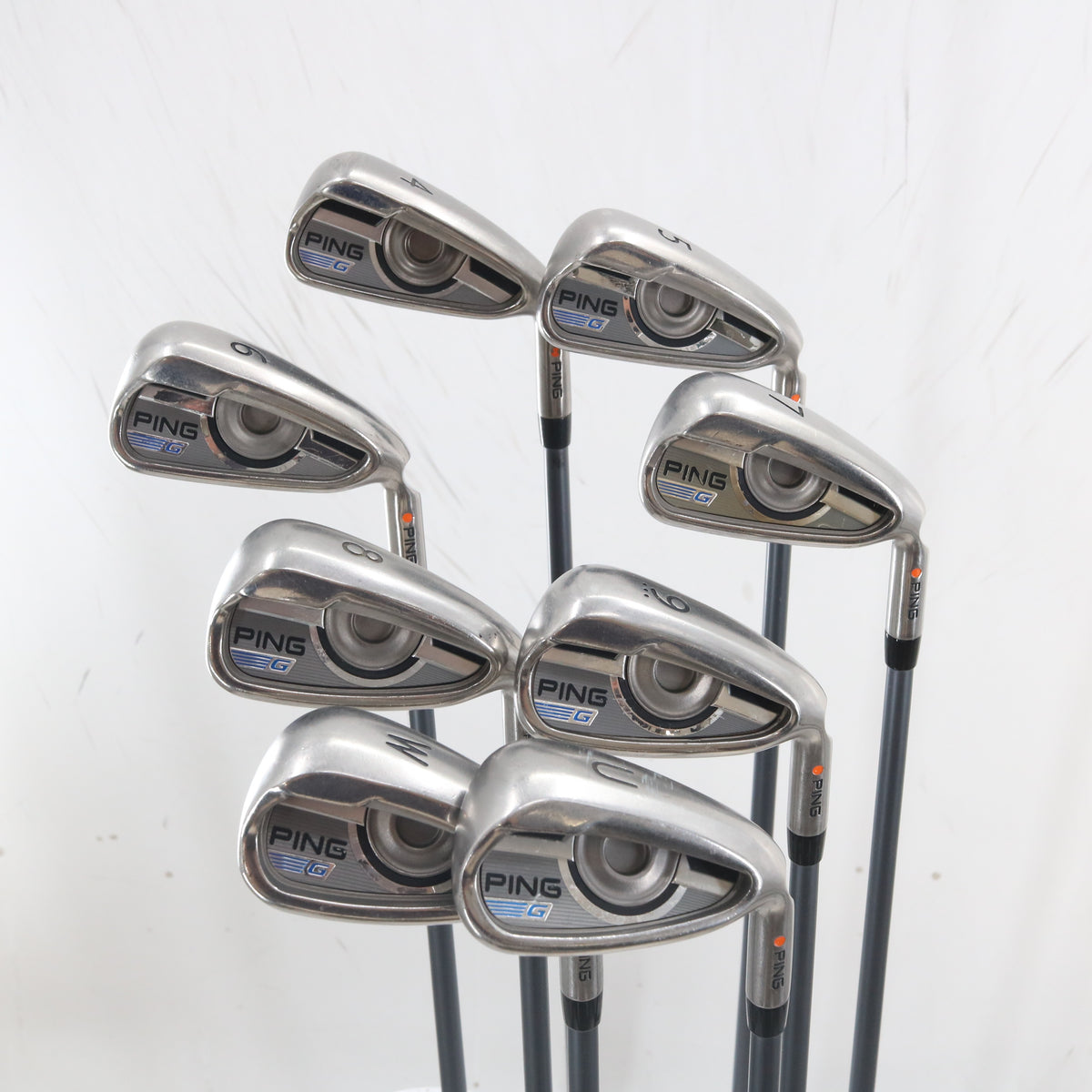 Ping G 4-W,U Iron Set Orange Dot Graphite CFS 65 SR Senior Right Hand A-164203