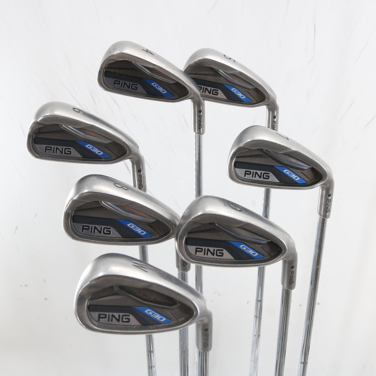 Ping G30 Iron Set 4-W Black Dot Steel CFS Regular Right Hand A-164207