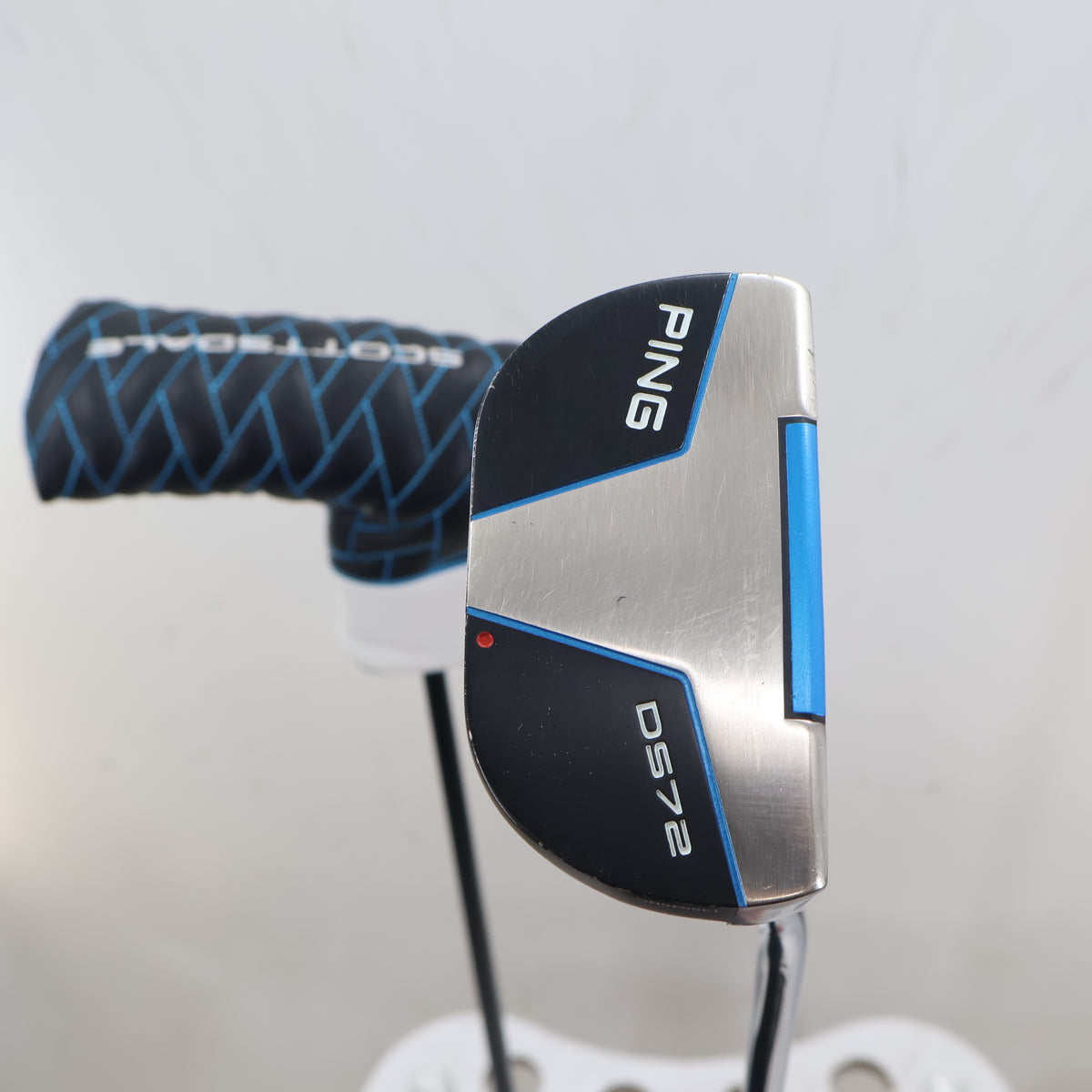Ping Scottsdale DS72 Mallet Putter Red Dot Steel 32" RH HeadCover S-165360