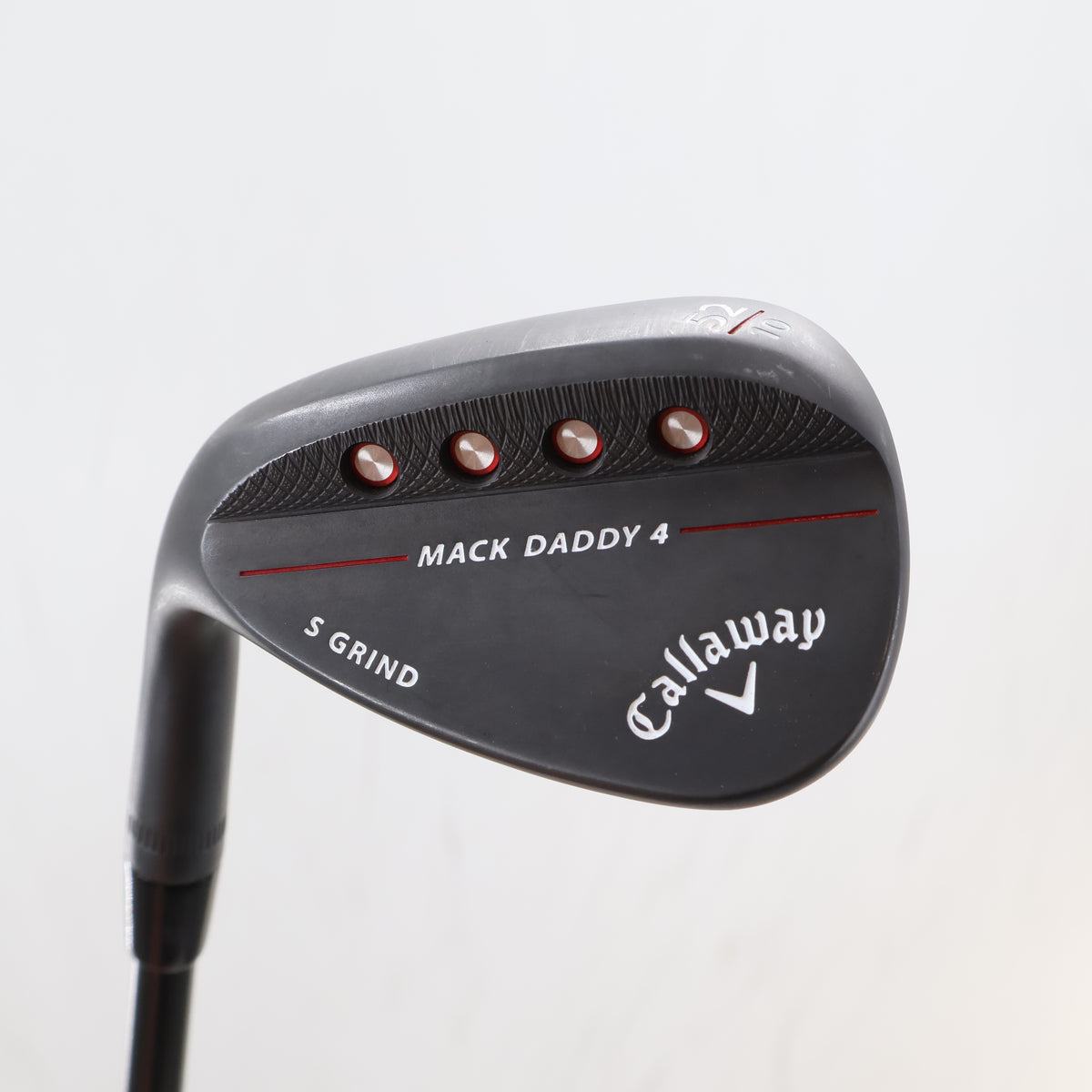 Callaway Mack Daddy 4 Black Wedge 52 Deg Steel Extra Stiff Left Hand B-165556