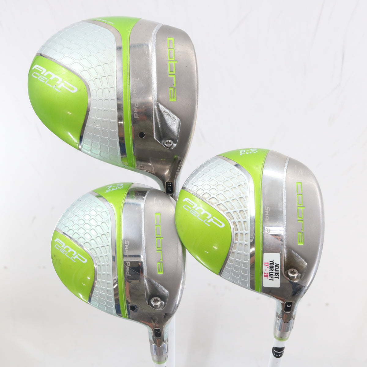 Cobra AMP Cell Women's 1, 3-5,& 7-9 Wood Set Fujikura Ladies Right Hand S-164309