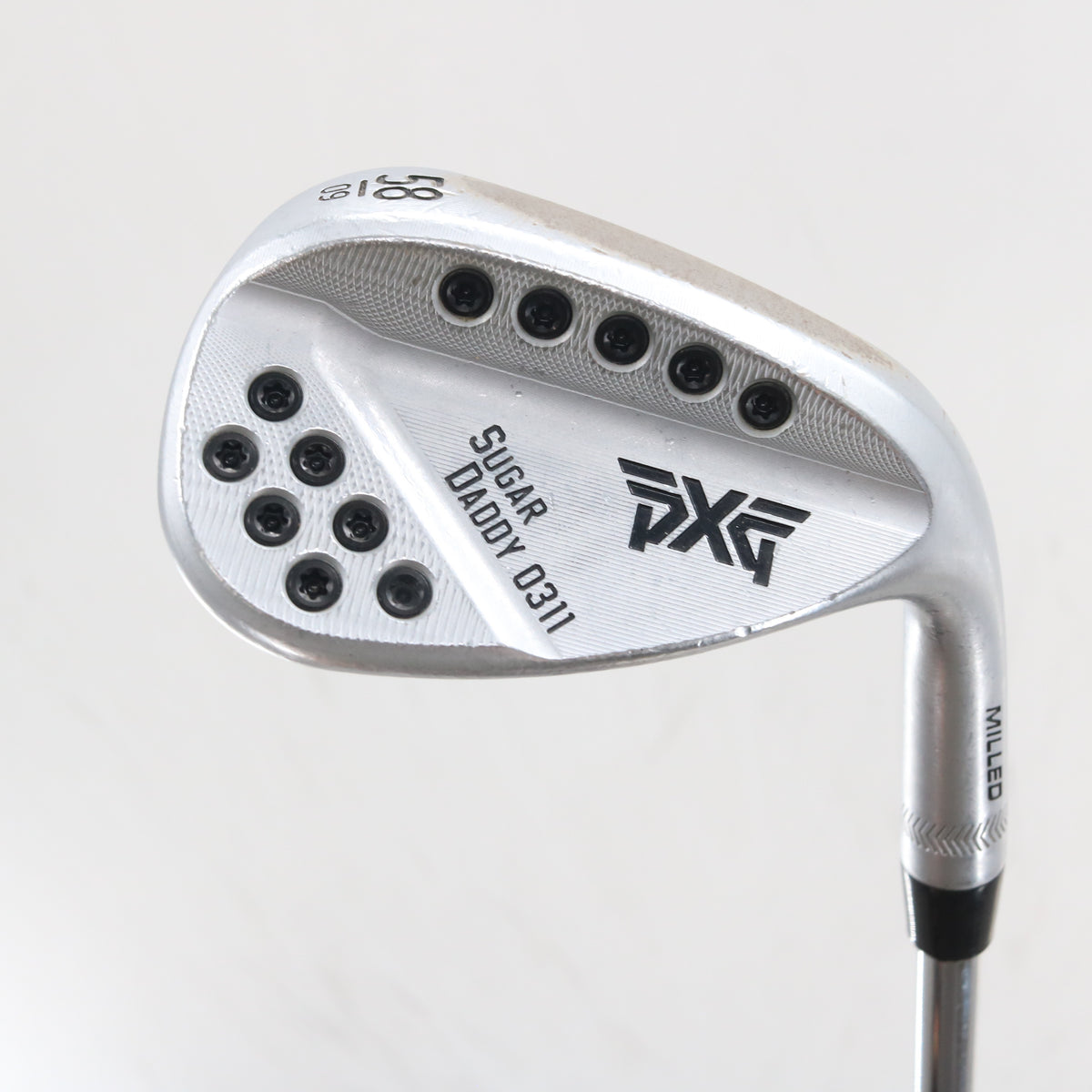 PXG 0311 Sugar Daddy Milled Chrome Wedge Set 50, 54, 58 Steel Stiff RH S-164314