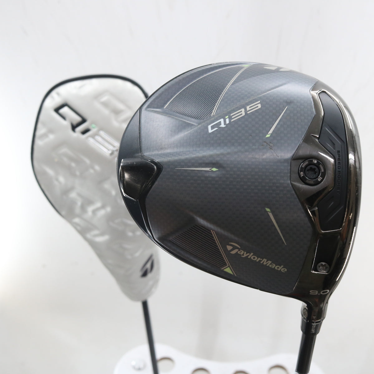 Taylormade Qi35 Matte Chromium Driver 9.0 Deg Red Kai'li 60S Stiff RH S-164318
