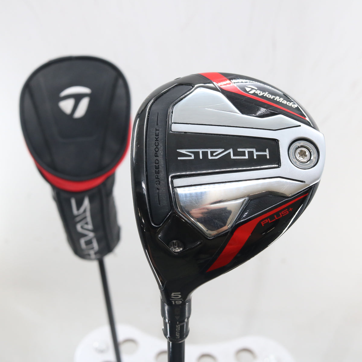 TaylorMade Stealth Plus + 5 Fairway Wood 19 Deg HZRDUS Stiff Left Hand S-164324
