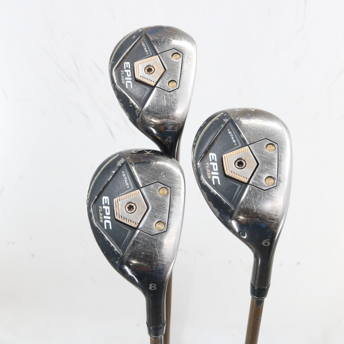 Callaway Epic Flash Star 4, 6, 8 Hybrid Set Attas 50A Senior Right Hand S-164339