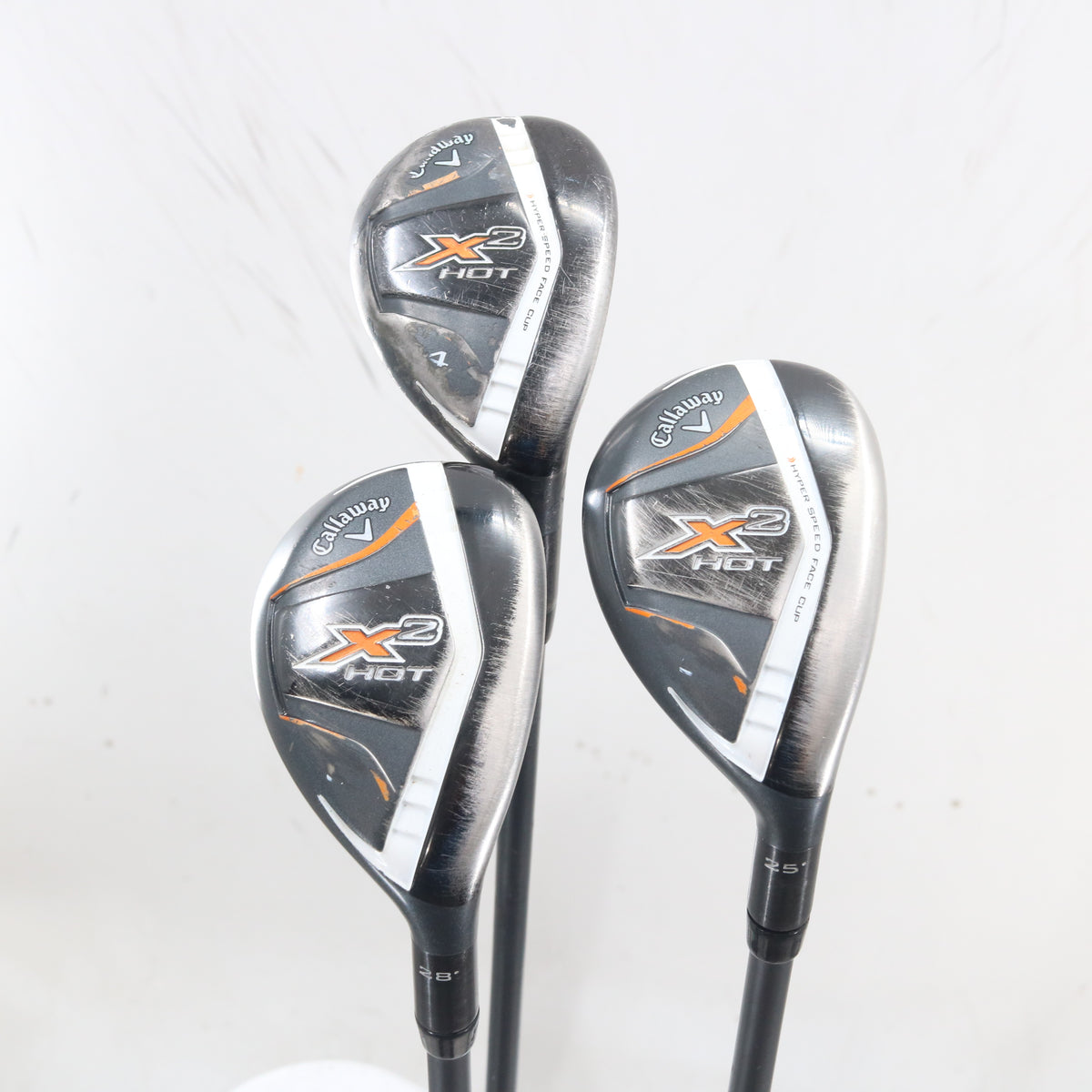 Callaway X2 Hot 4, 5, 6 Hybrid Set Graphite A Senior Right Hand S-164341