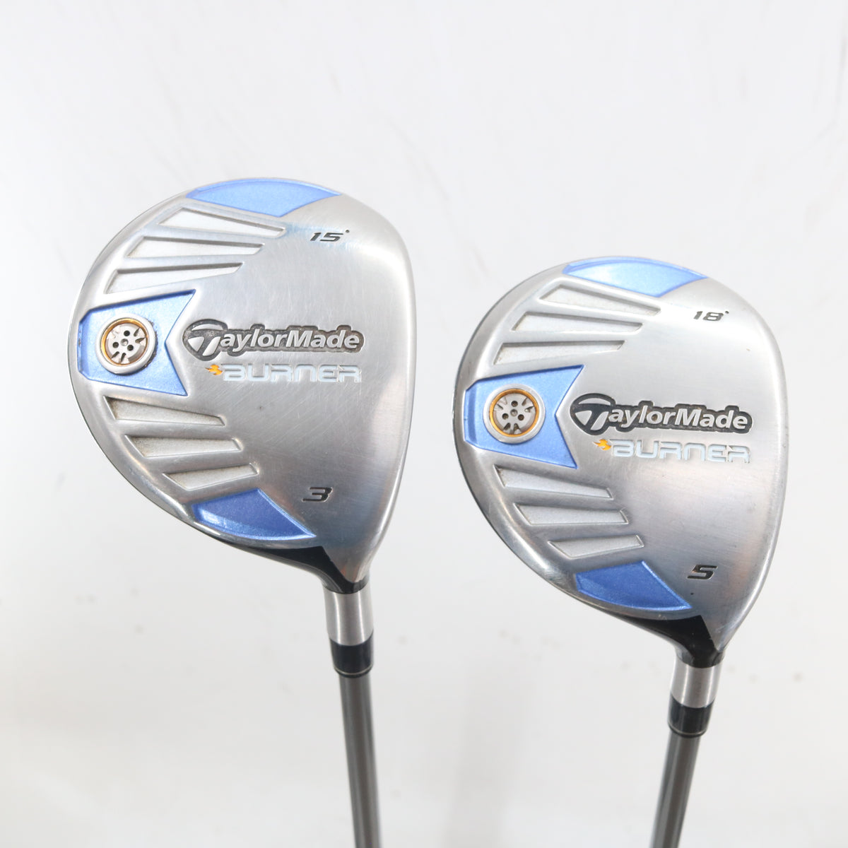 TaylorMade Burner Steel Women's 3 & 5 Wood Set REAX L Ladies Right Hand S-164343