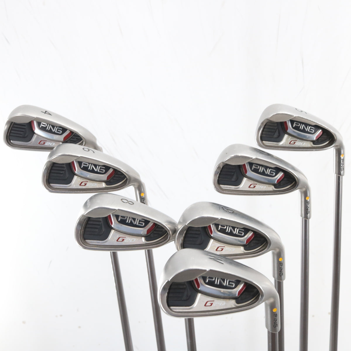 PING G20 Iron Set 4-W Yellow Dot TFC 169 Regular Right Hand G-164259