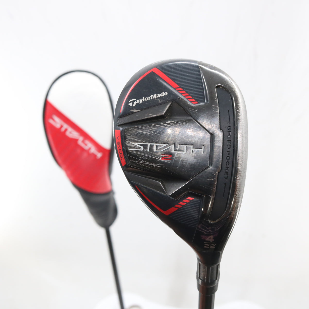 TaylorMade Stealth 2 Rescue 4 Hybrid 22 Degrees HZRDUS 6.0 Stiff RH +1" S-164350