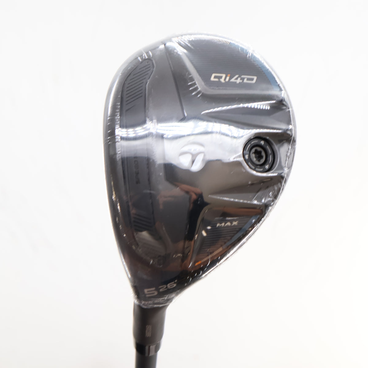 Taylormade Qi4D Max 5 Hybrid 26 Degrees REAX 50 S Stiff Left Hand +1" S-164370