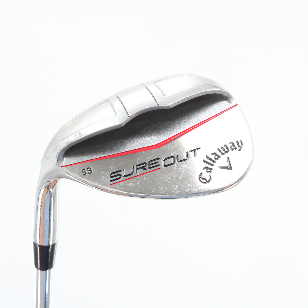 Callaway Sure Out Chrome Lob Wedge 58 Deg KBS Steel Left Hand N-164516