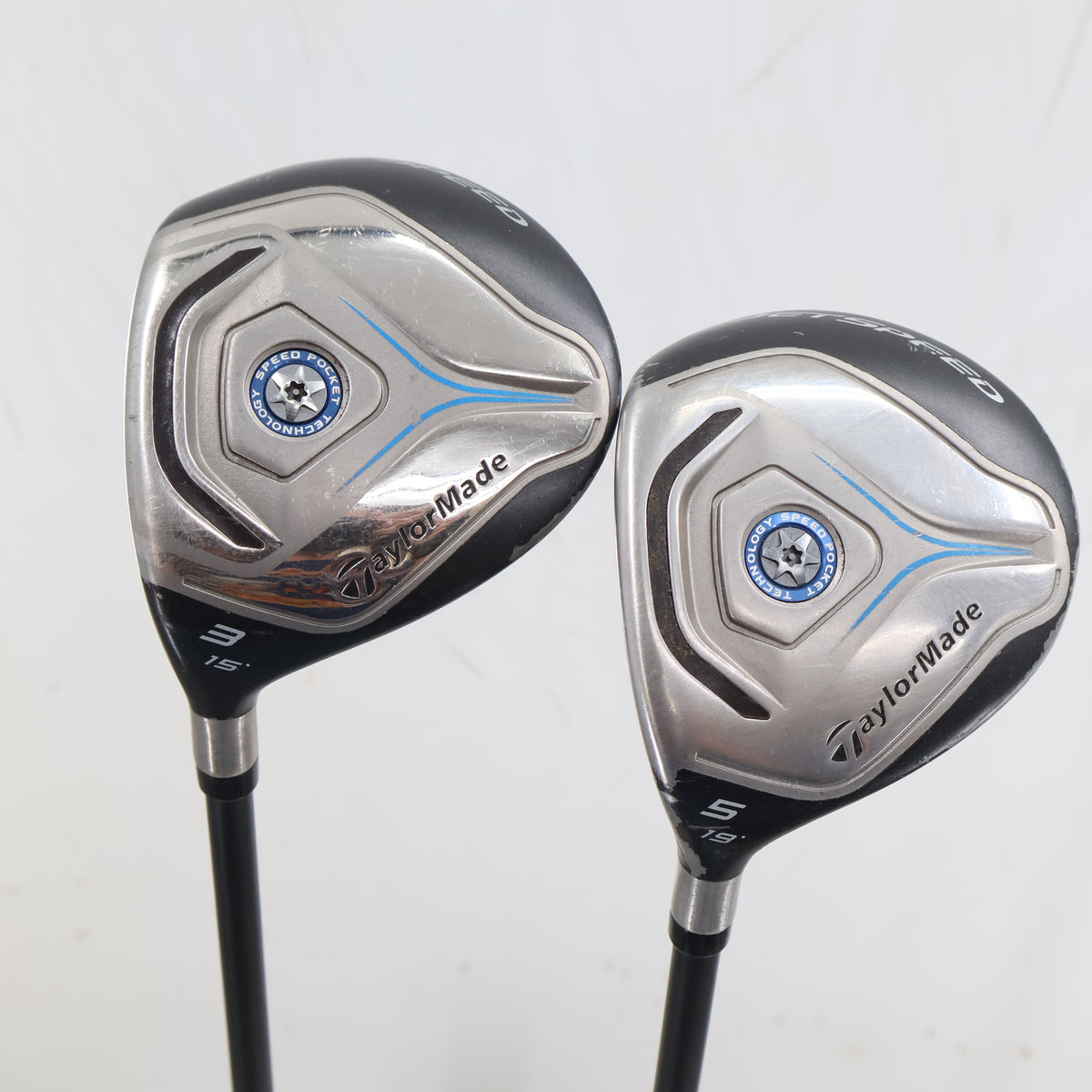 TaylorMade JetSpeed 3 & 5 Wood Set Graphite Matrix R Regular Left Hand S-164432